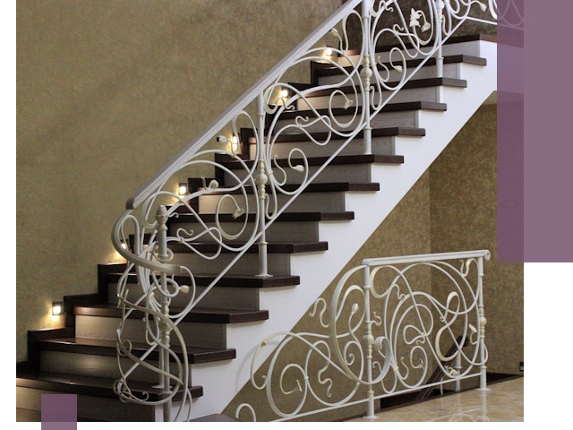 Кованые лестницы под ключ в Ялте — изготовление и монтаж