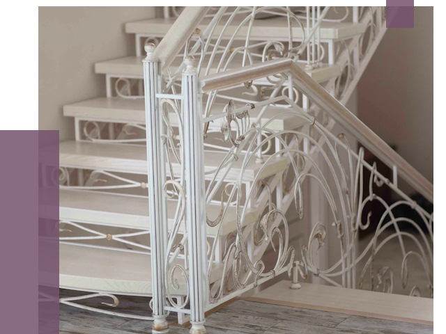 Изготовление кованых лестниц на заказ в Ялте от 86836 руб. | ПРОЛЁТ-Ялт