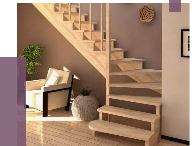 Изготовление Г-образных лестниц в Ялте от 18900 руб. 