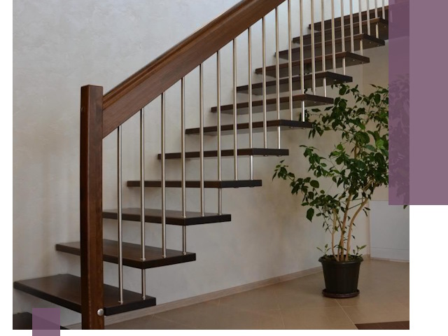 Лестницы на больцах под ключ в Ялте – изготовление и монтаж