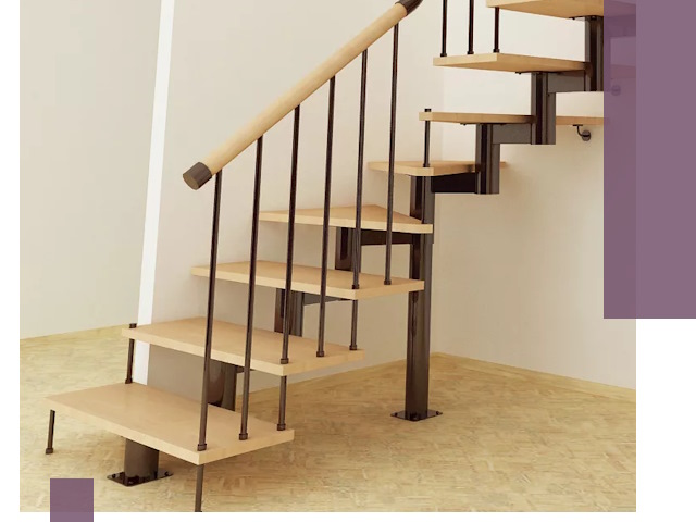 Монтаж лестниц на больцах в Ялте — быстро и надежно