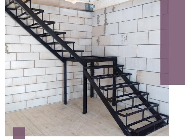 Лестницы на металлокаркасе под ключ в Ялте — изготовление и монтаж