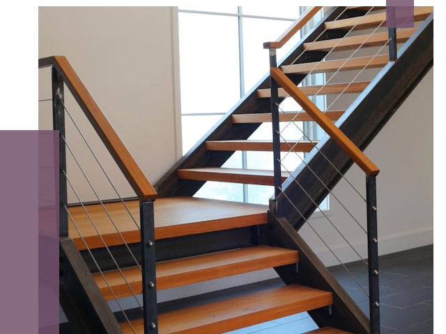 Изготовление лестниц на металлокаркасе в Ялте от 18900 руб. | ПРОЛЁТ-Ялт