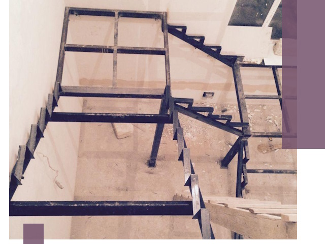 Монтаж лестниц на металлокаркасе в Ялте быстро и качественно