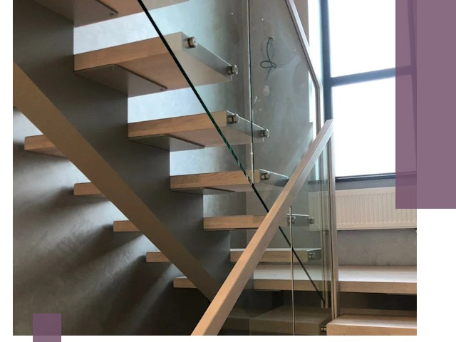 Изготовление лестниц на монокосоуре в Ялте с монтажом и гарантией