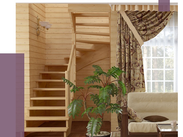 Лестницы для дачи в Ялте от 75854 руб.  | ПРОЛЁТ-Ялт