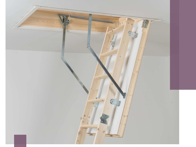 Установка чердачной лестницы под ключ в Ялте