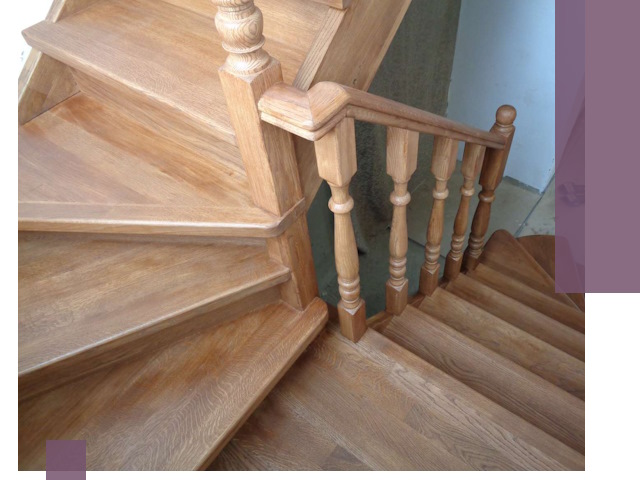 Дубовые лестницы под ключ в Ялте: изготовление и монтаж