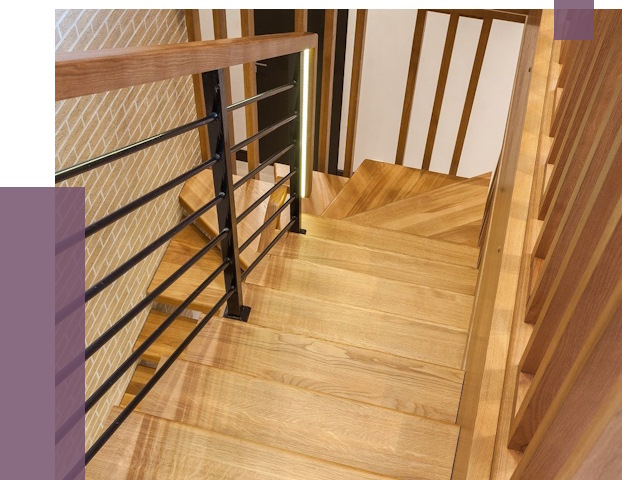 Лестницы из ясеня в Ялте под ключ от 10012 руб. 