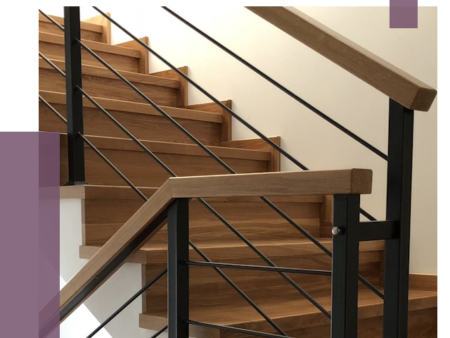 Обшивка металлической лестницы деревом в Ялте от 4342 руб.
