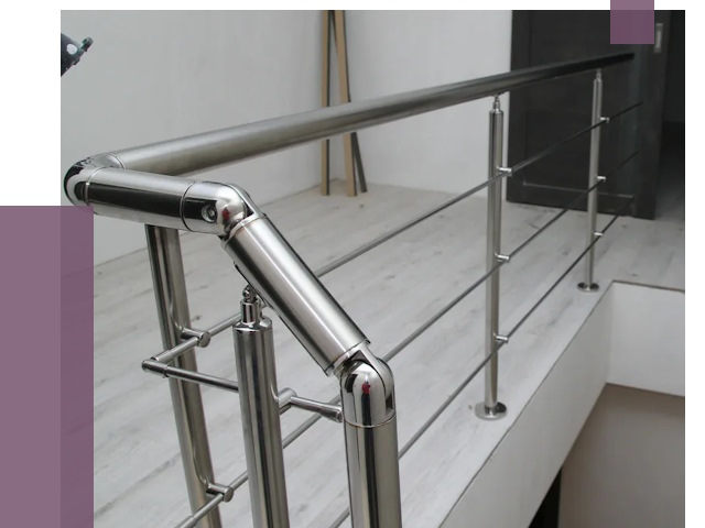 Перила из нержавеющей стали в Ялте от 8990 руб. под ключ | ПРОЛЁТ-Ялт