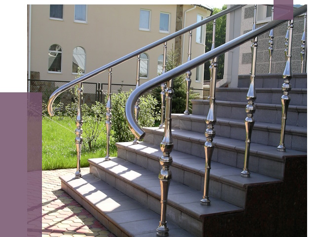 Перила для крыльца в Ялте от 10727 руб. — монтаж ПРОЛЁТ-Ялт