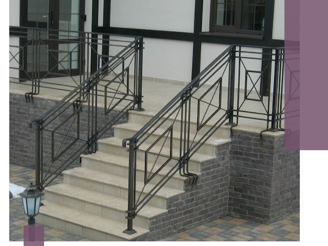 Перила для крыльца в Ялте — монтаж, изготовление и установка