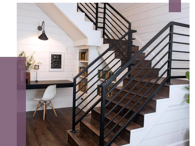 Перила для лестницы в доме в Ялте от 7407 руб. — ПРОЛЁТ-Ялт