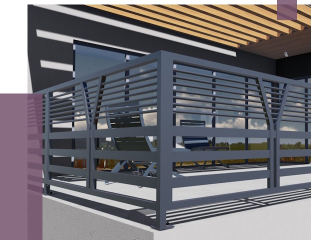 Изготовление балконных ограждений в Ялте от 10727 руб. | ПРОЛЁТ-Ялт