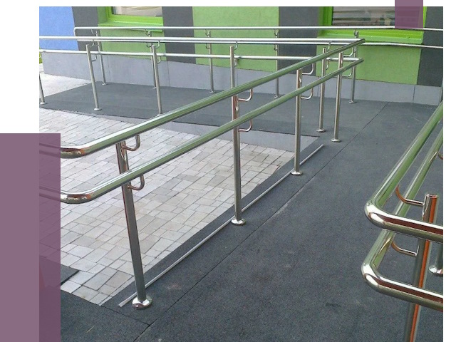 Ограждения пандусов в Ялте от 4342 руб. монтаж | ПРОЛЁТ-Ялт