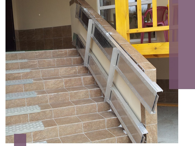 Откидные пандусы под ключ в Ялте — монтаж и демонтаж