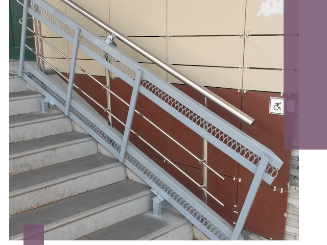 Изготовление откидных пандусов под ключ в Ялте