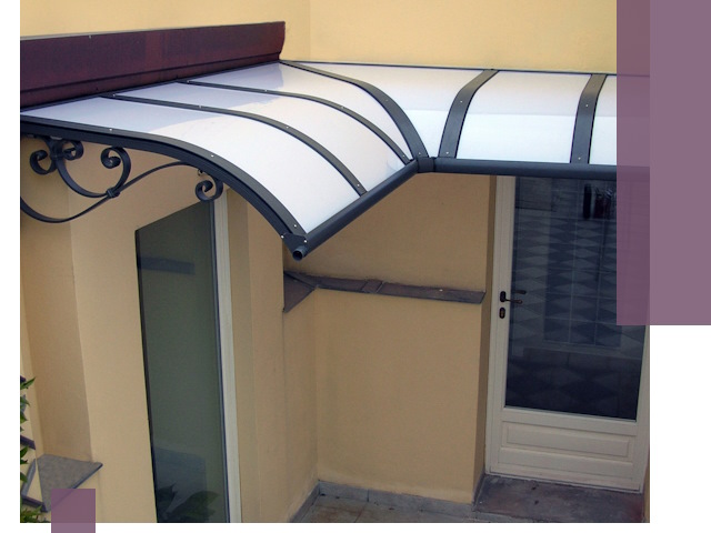 Монтаж козырьков любой сложности в Ялте под ключ