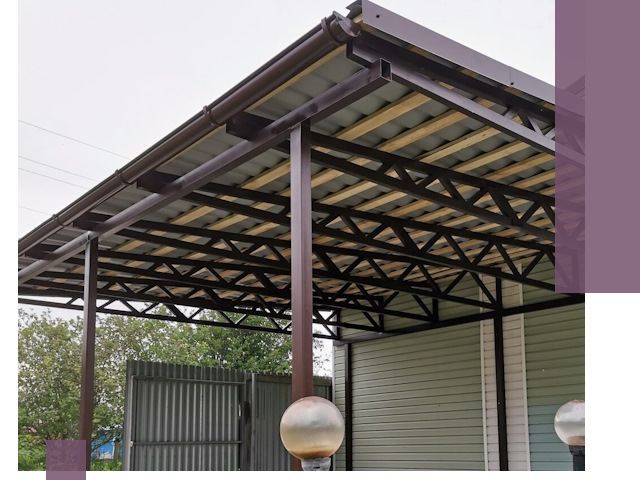 Навесы под ключ в Ялте: изготовление, монтаж и гарантия