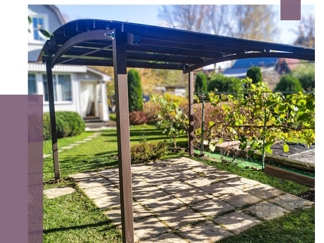 Навесы для дачи в Ялте от 12719 руб. под ключ — ПРОЛЁТ-Ялт