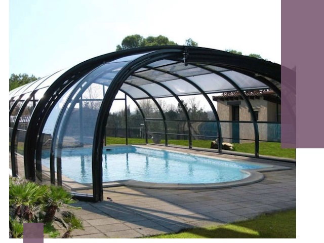 Навесы для бассейна в Ялте: изготовление и монтаж под ключ