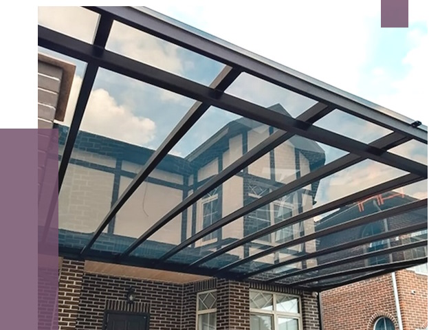 Навесы из поликарбоната в Ялте от 8602 руб. под ключ — ПРОЛЁТ-Ялт