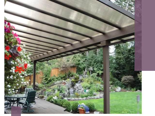 Навесы из поликарбоната под ключ в Ялте быстро и надёжно