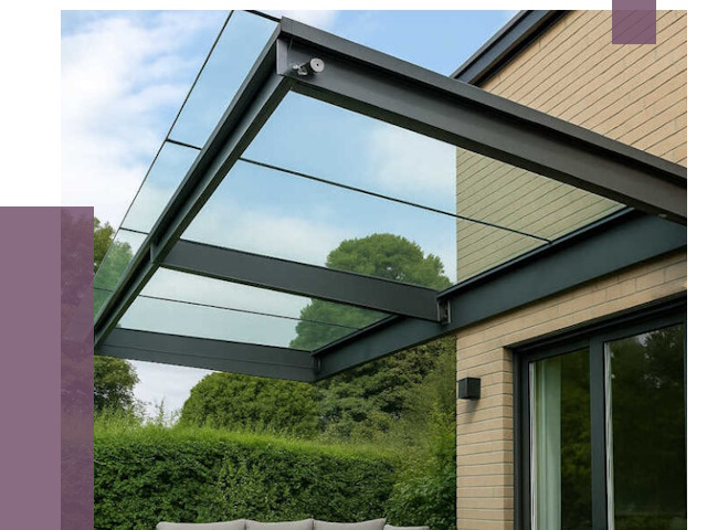 Стеклянные навесы и козырьки в Ялте от 12259 руб.