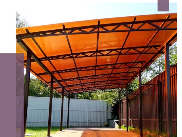 Односкатные навесы под ключ в Ялте от 13128 руб. 