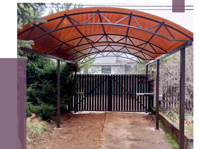 Арочные навесы в Ялте от 12719 руб. — изготовление и монтаж | ПРОЛЁТ-Ялт