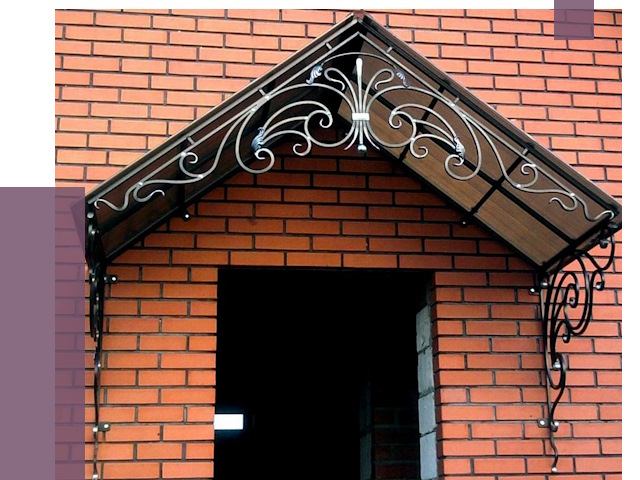 Металлические козырьки в Ялте от 10676 руб. 