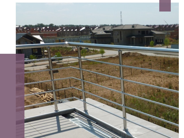 Парапеты из нержавеющей стали в Ялте от 7968 руб. за м² | ПРОЛЁТ-Ялт