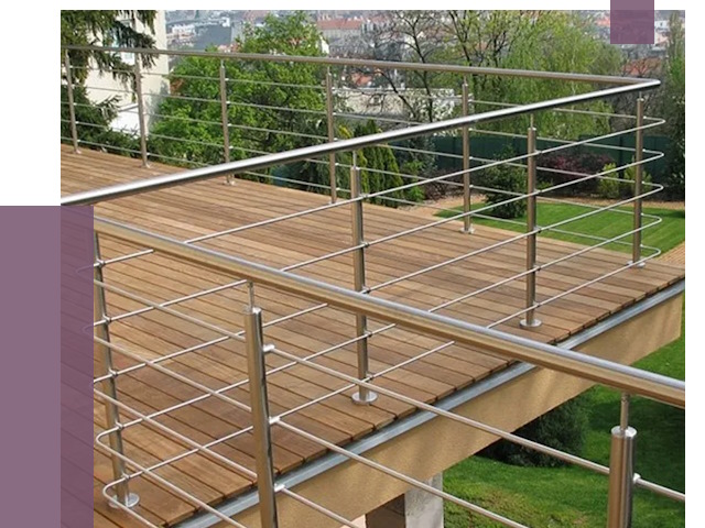 Алюминиевые парапеты в Ялте под ключ от 7764 руб. 