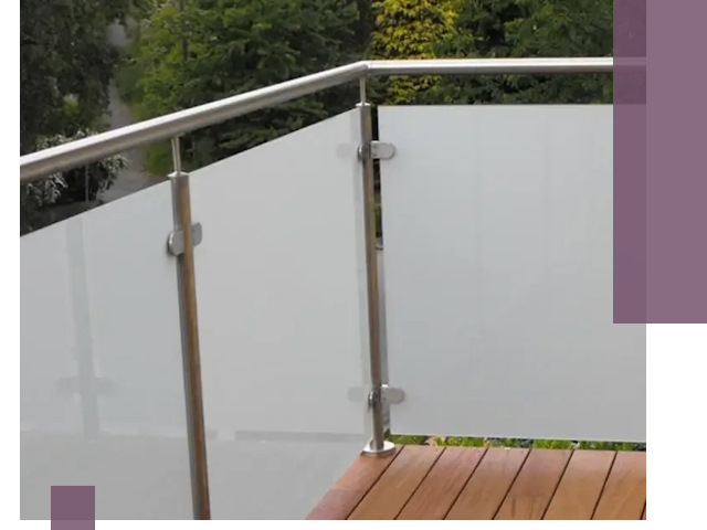 Алюминиевые парапеты для балконов и террас в Ялте