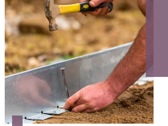 Монтаж металлических бордюров в Ялте быстро и качественно