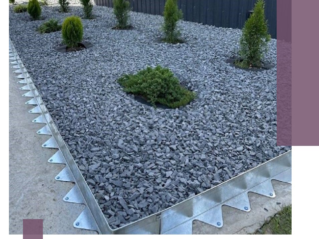 Оцинкованные металлические бордюры под заказ в Ялте