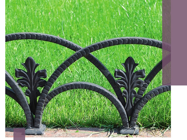 Декоративные металлические бордюры под ключ в Ялте