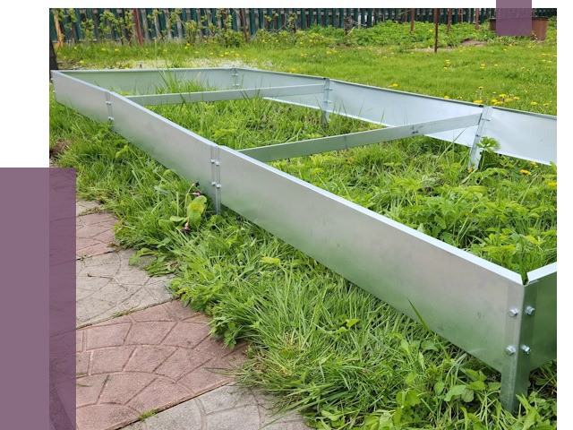 Металлические бордюры для грядок в Ялте от 1788 руб. 