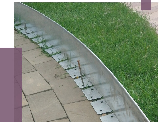 Металлические бордюры для тротуаров в Ялте от 8684 руб.