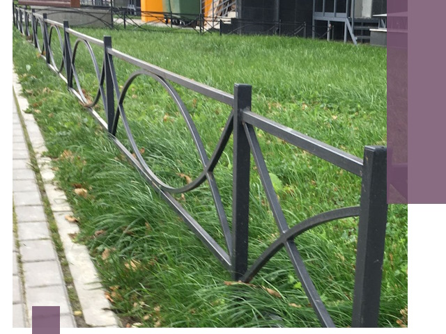 Газонные ограждения из металла в Ялте — монтаж и продажа