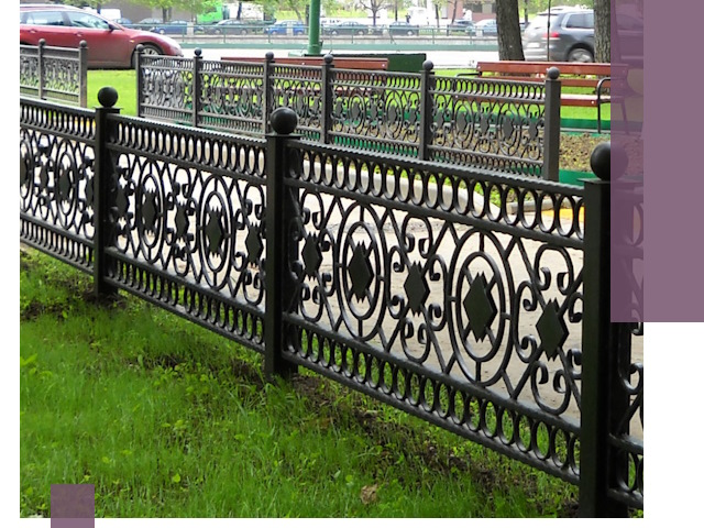 Секционные газонные ограждения под ключ в Ялте