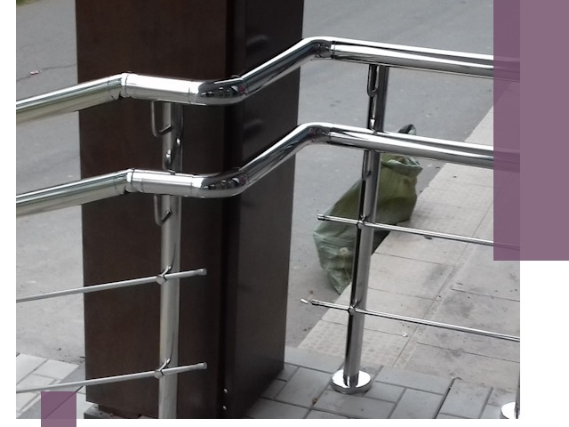 Монтаж поручней из нержавеющей стали в Ялте качественно и быстро